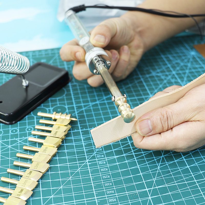 Diy Electronics Hobby - Leather Electric Brass Solder Soldering Iron