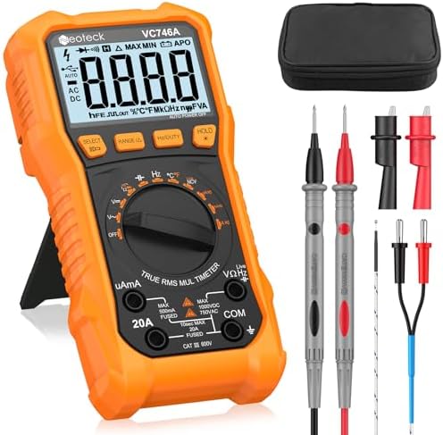 Multimeter Digital - Neoteck 6000 Count TRMS Digital Multimeter