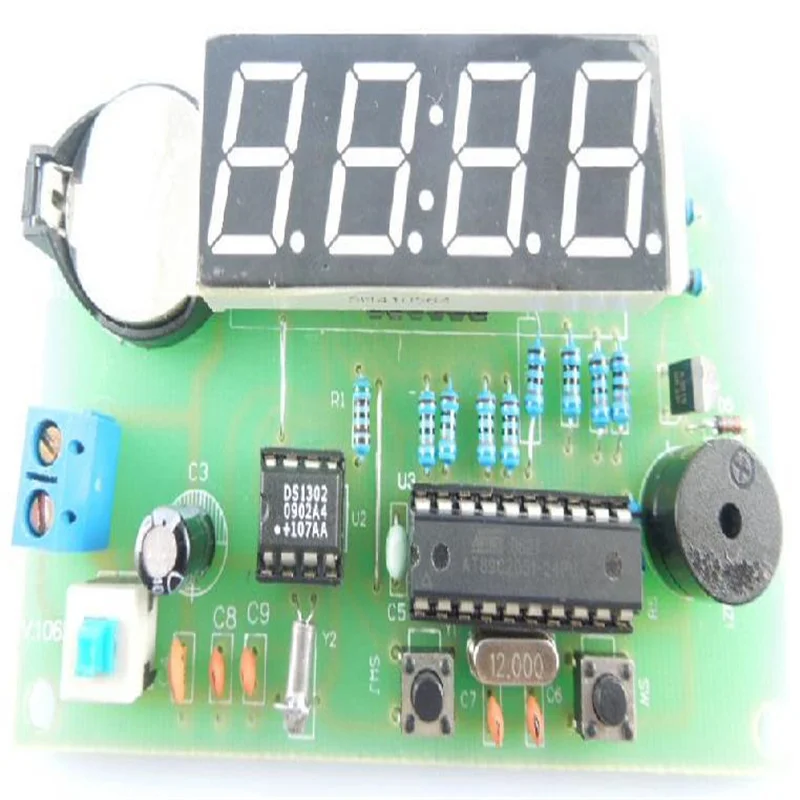 Diy Audio Electronics Projects - DIY Digital Clock Kit 4-bit SCM