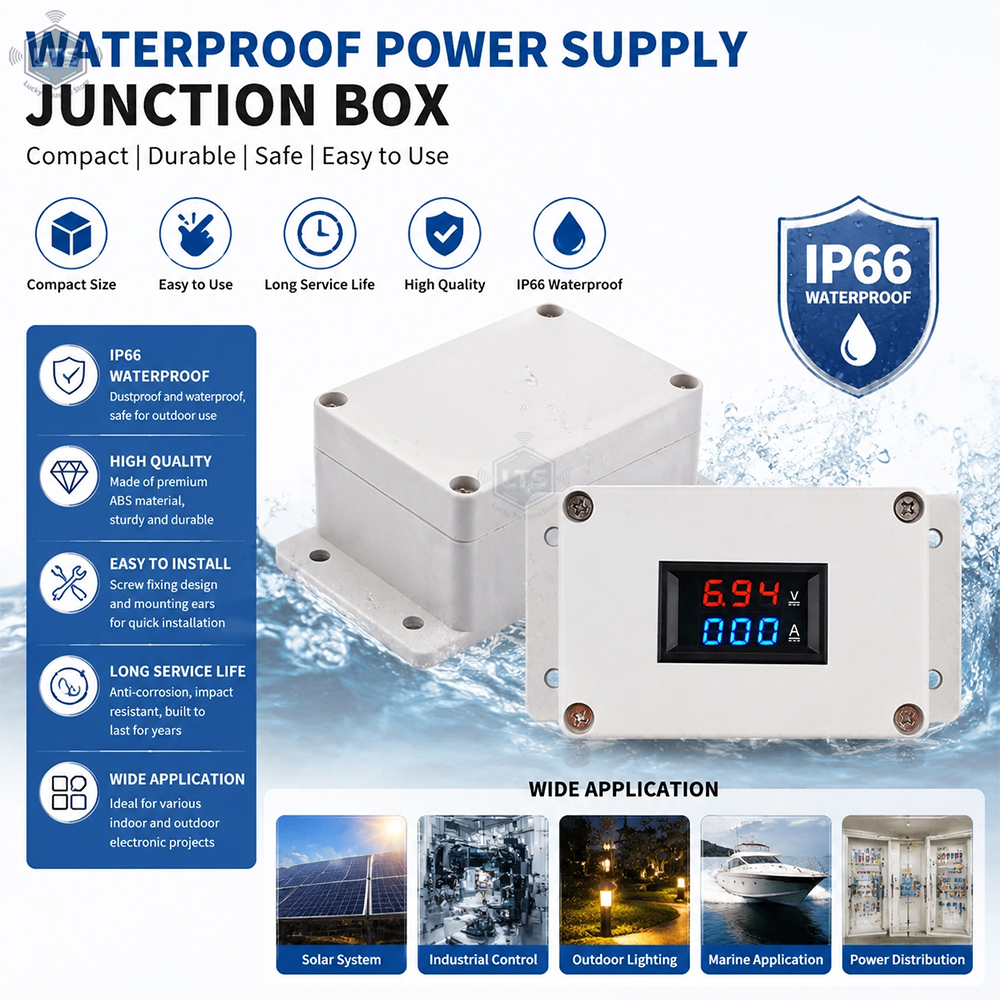 Diy Electronics Box - New 3pcs ABS Plastic Shell 100x68x50mm
