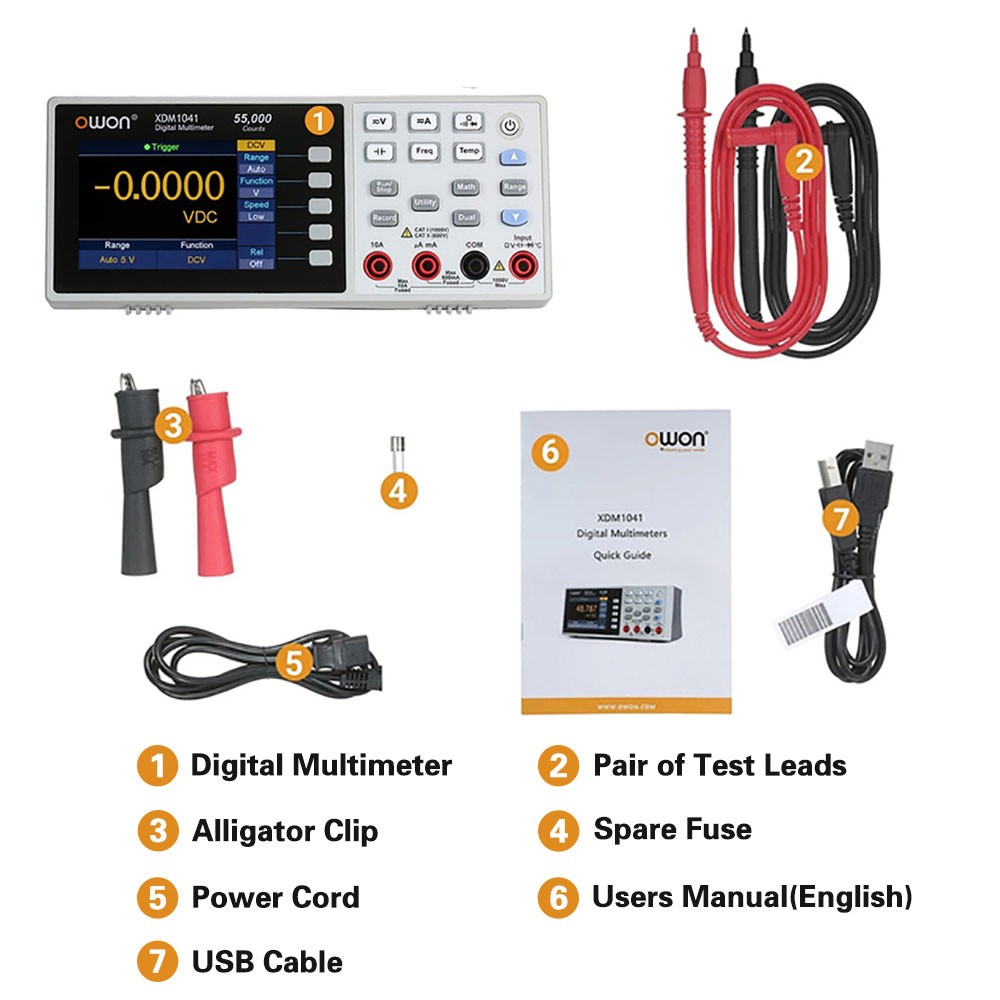 Multimeter Digital - XDM1041 High-Accuracy Digital Multimeter 55000 Counts