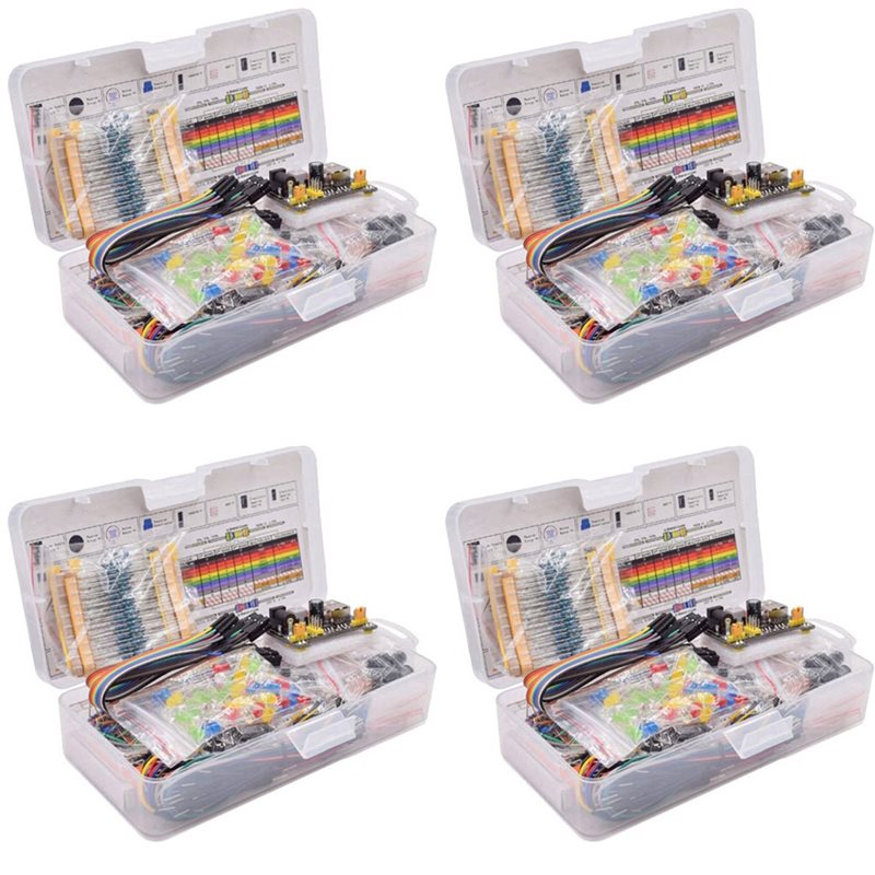Diy Electronics Box - JABS-4X New Breadboard Set Electronics Component