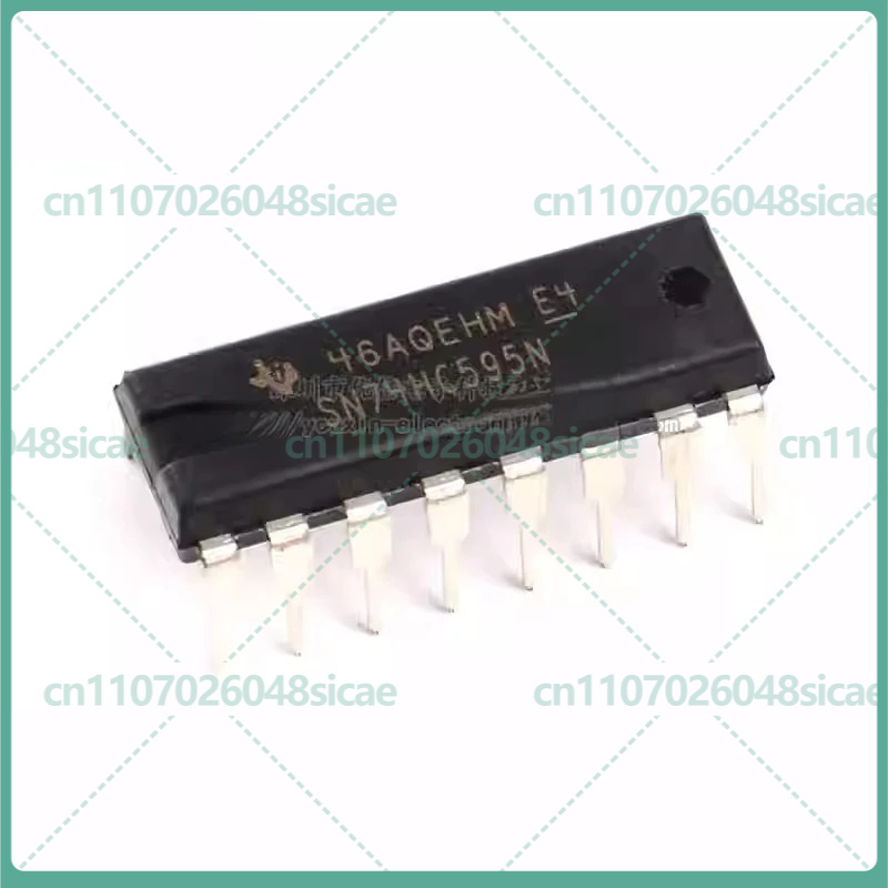 Diy Audio Electronics Projects - 100PCS SN74HC595N DIP-16 Shift Register NEW