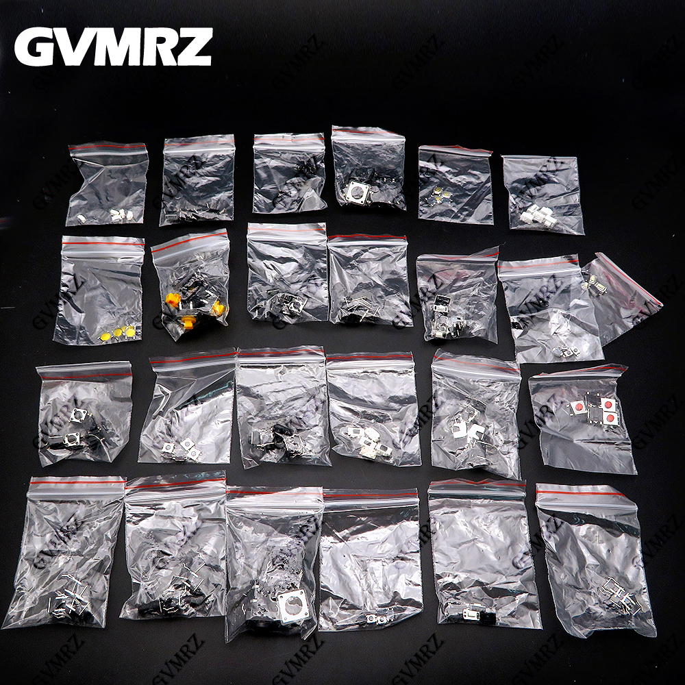 125PCS 25Values Assorted Push  - Diy Electronics Com review and price