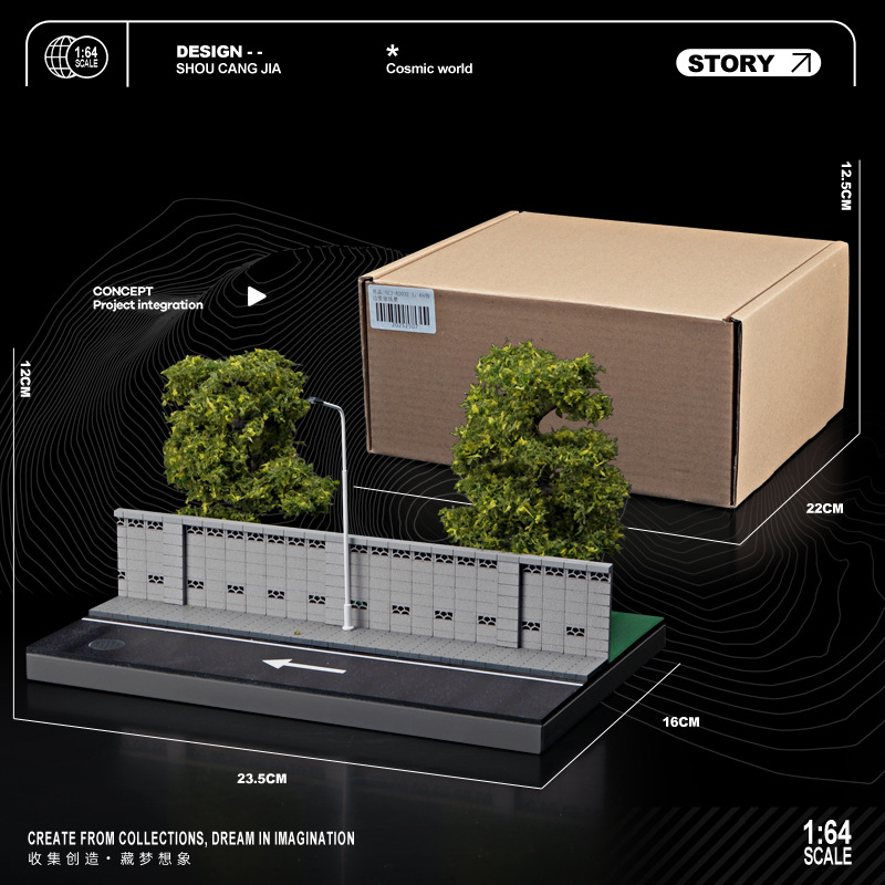 1/64 Diorama Miniature Scene C - Hobby Diy Electronics Kit review and price