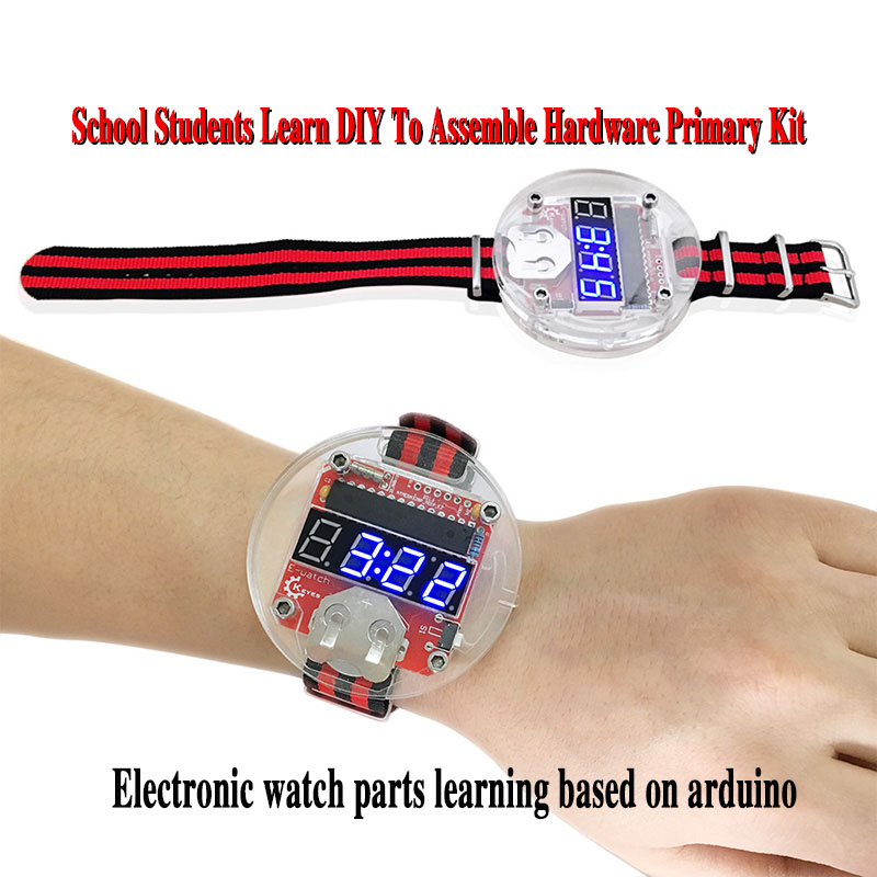 Single Chip LED Kit Clock DIY  - Learn Diy Electronics review and price