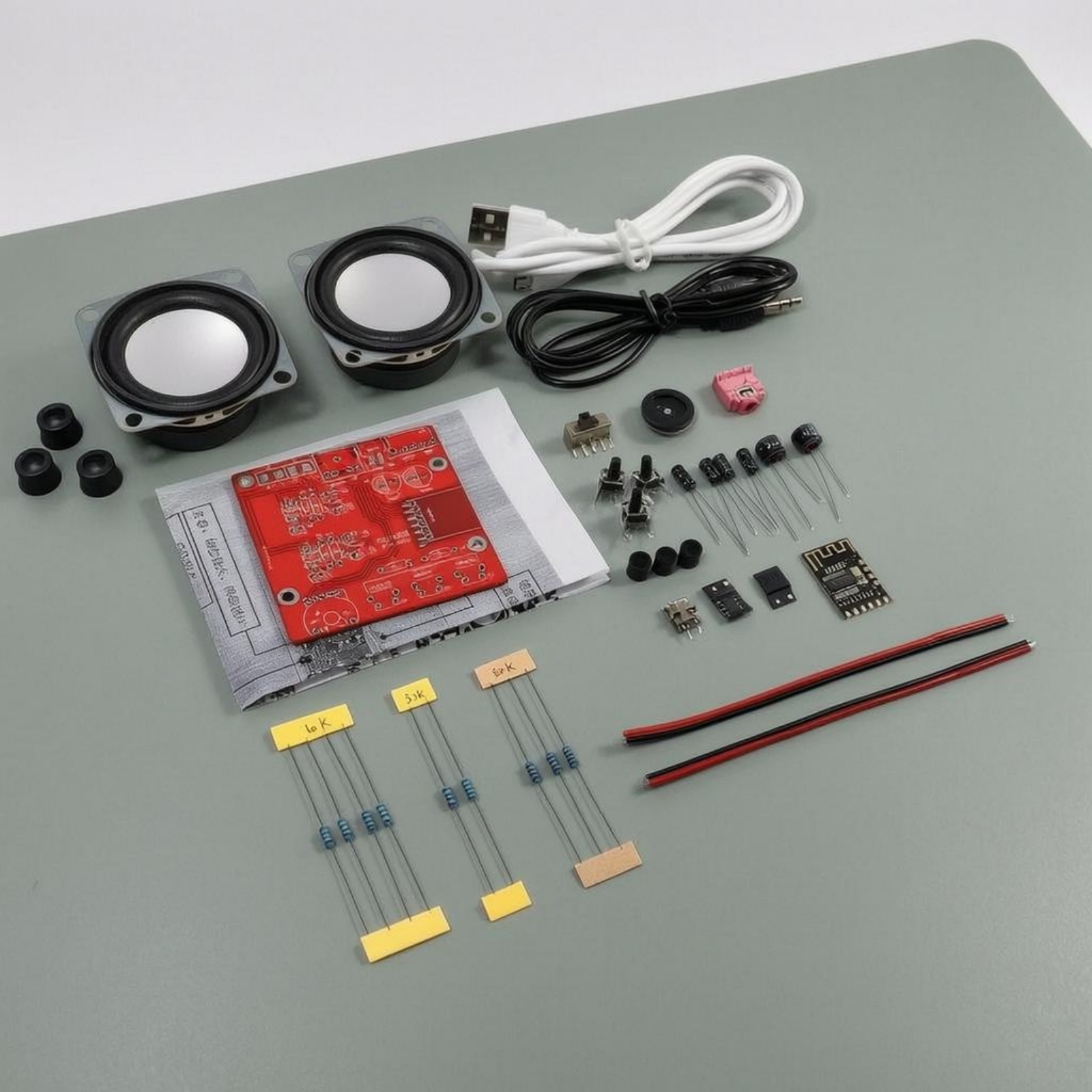 DIY Bluetooth Speaker Kit USB  - Diy Audio Electronics Projects review and price