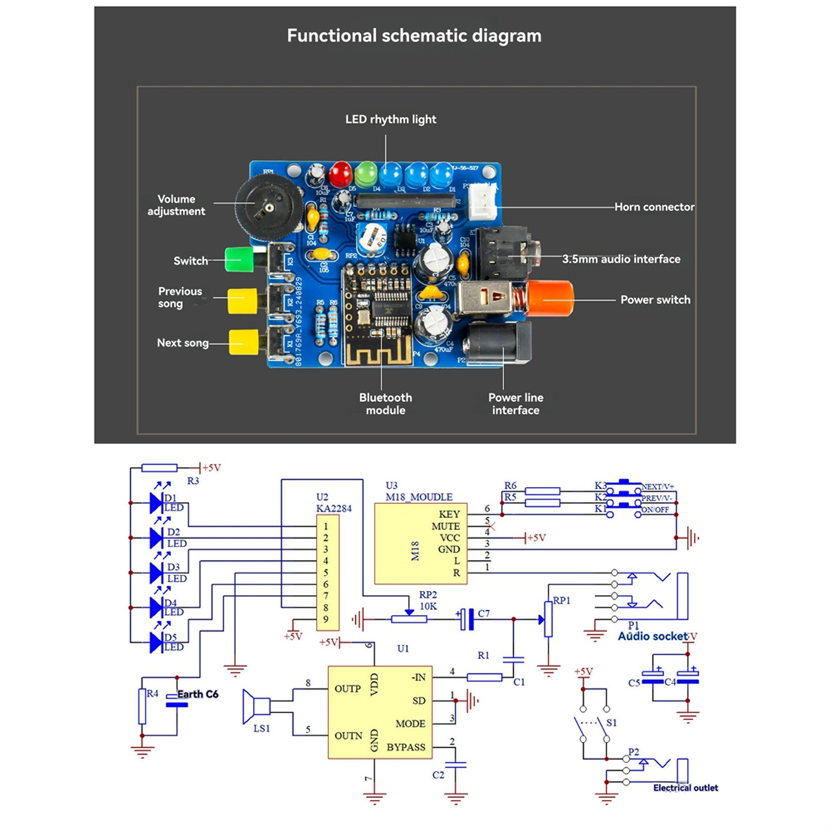 ZIZI DIY Bluetooth Speaker Kit - Diy Audio Electronics Projects review and price