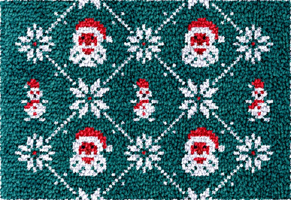 Santa Claus DIY Latch hook kit - Hobby Diy Electronics Kit review and price