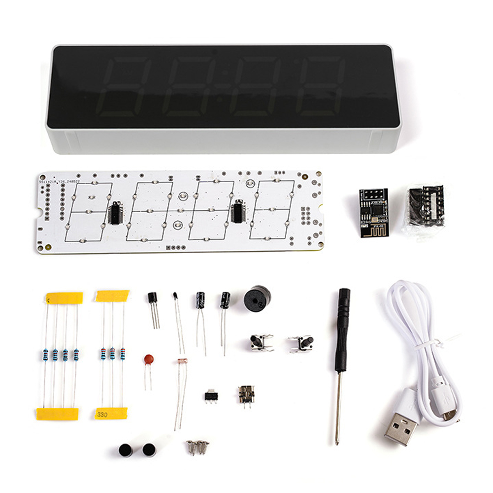 ESP8266 IoT Colorful WiFi Cloc - Diy Electronics Com review and price