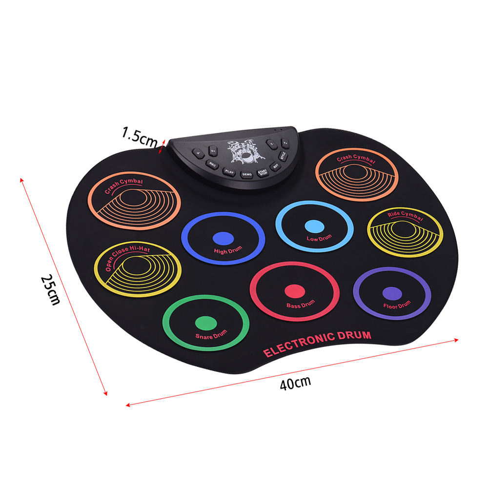 KD12 Compact Size Roll-Up Drum - Learn Diy Electronics review and price