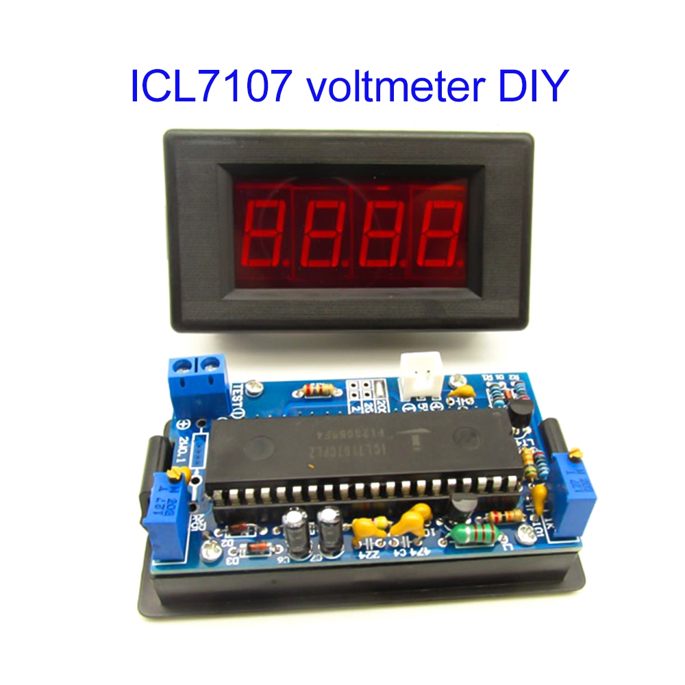 ICL7107 Voltmeter DIY Kit Part - Diy Electronics Com review and price