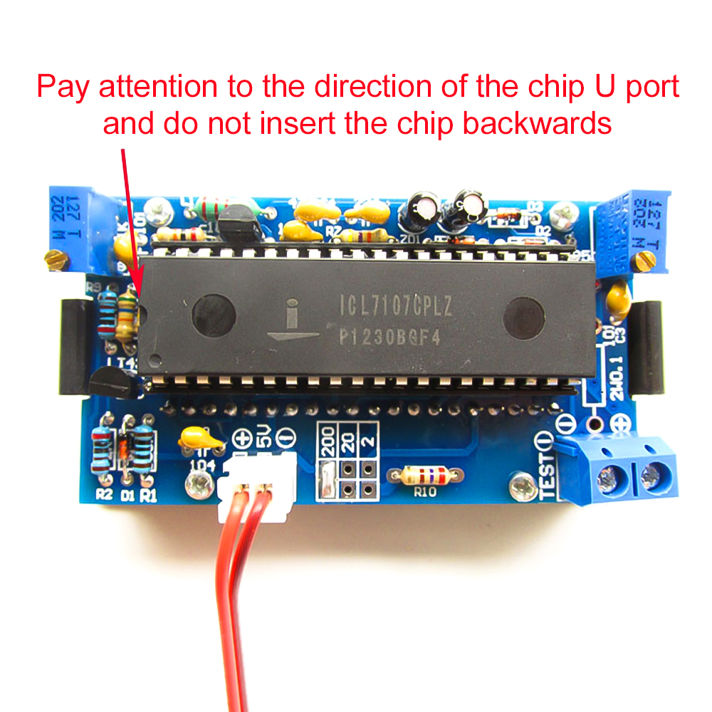 ICL7107 Voltmeter DIY Kit Part - Diy Electronics Com review and price