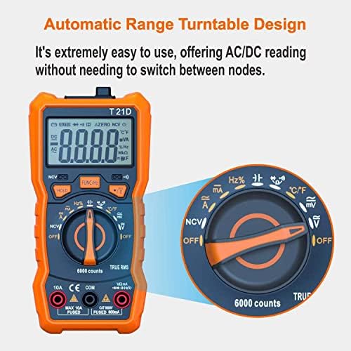 TRMS 6000 Count Auto-Ranging D - Multimeter Digital review and price
