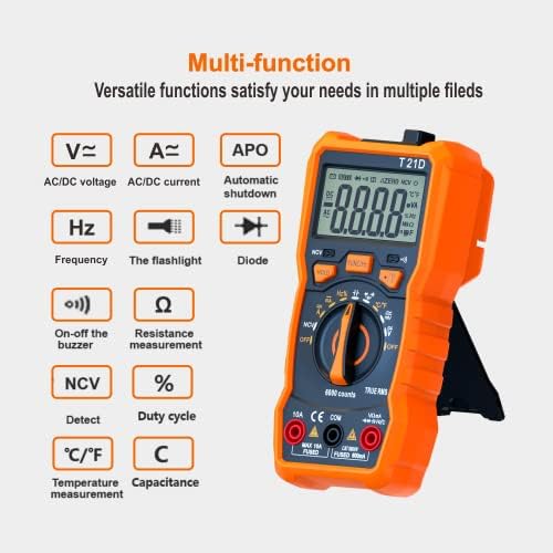 TRMS 6000 Count Auto-Ranging D - Multimeter Digital review and price