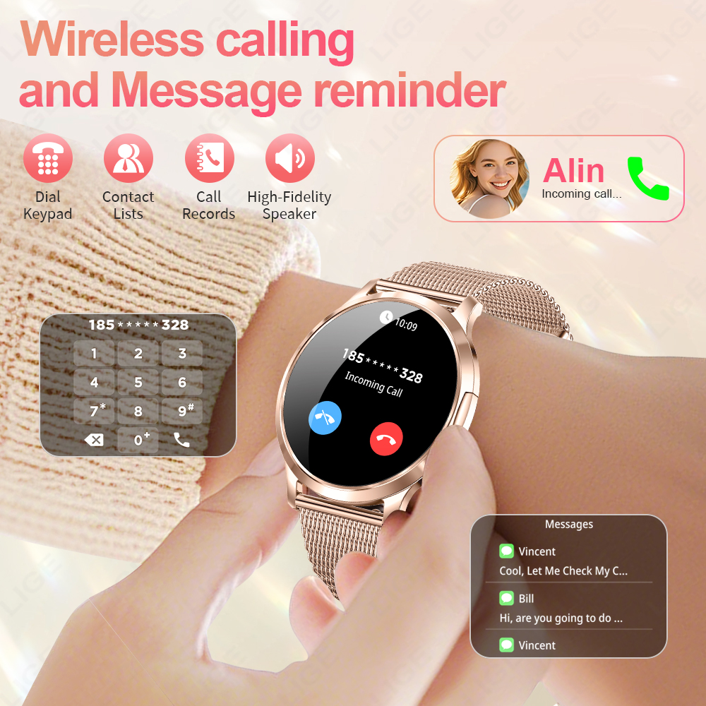 LIGE 2026 New Smart Watch Wome - Diy Electronics Music review and price