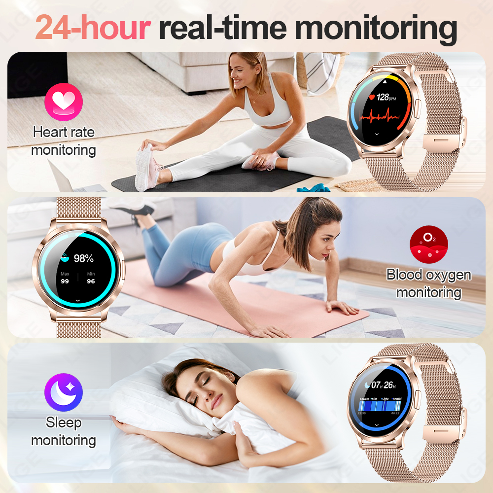 LIGE 2026 New Smart Watch Wome - Diy Electronics Music review and price