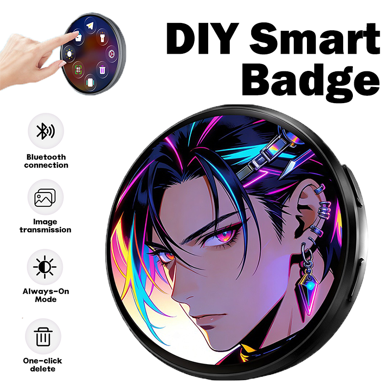 1/2PCS DIY Smart Badge with HD - Diy Electronics Videos review and price