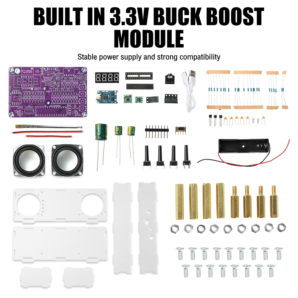 87.5-108MHz Dual-Channel FM Ra - Diy Audio Electronics Projects review and price