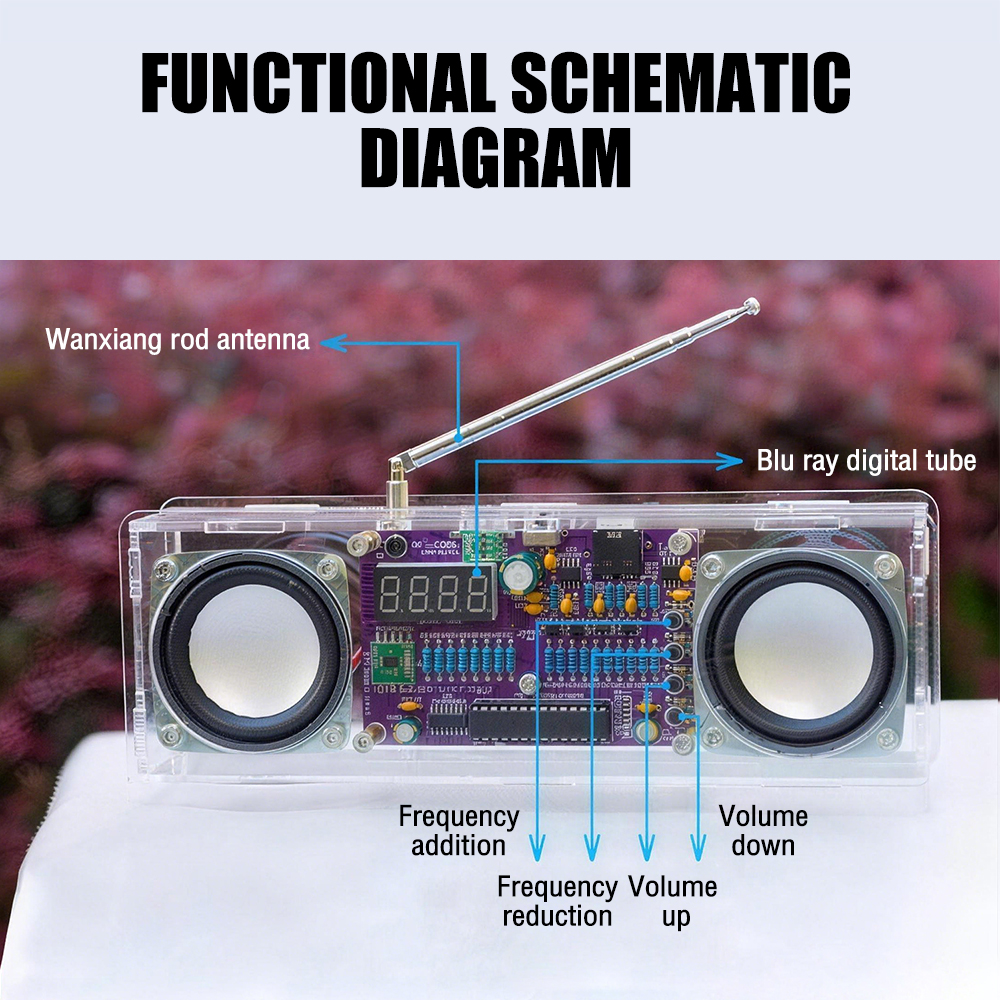 87.5-108MHz Dual-Channel FM Ra - Diy Audio Electronics Projects review and price