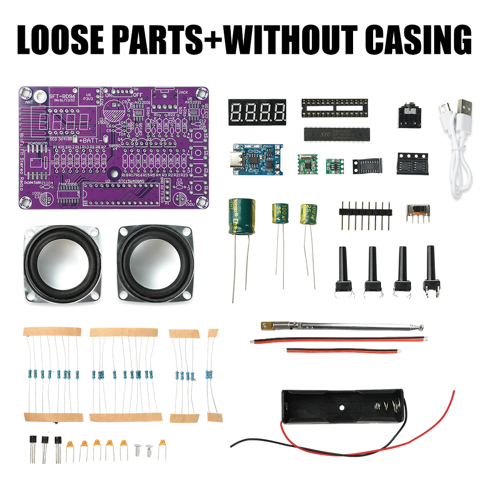 87.5-108MHz Dual-Channel FM Ra - Diy Audio Electronics Projects review and price