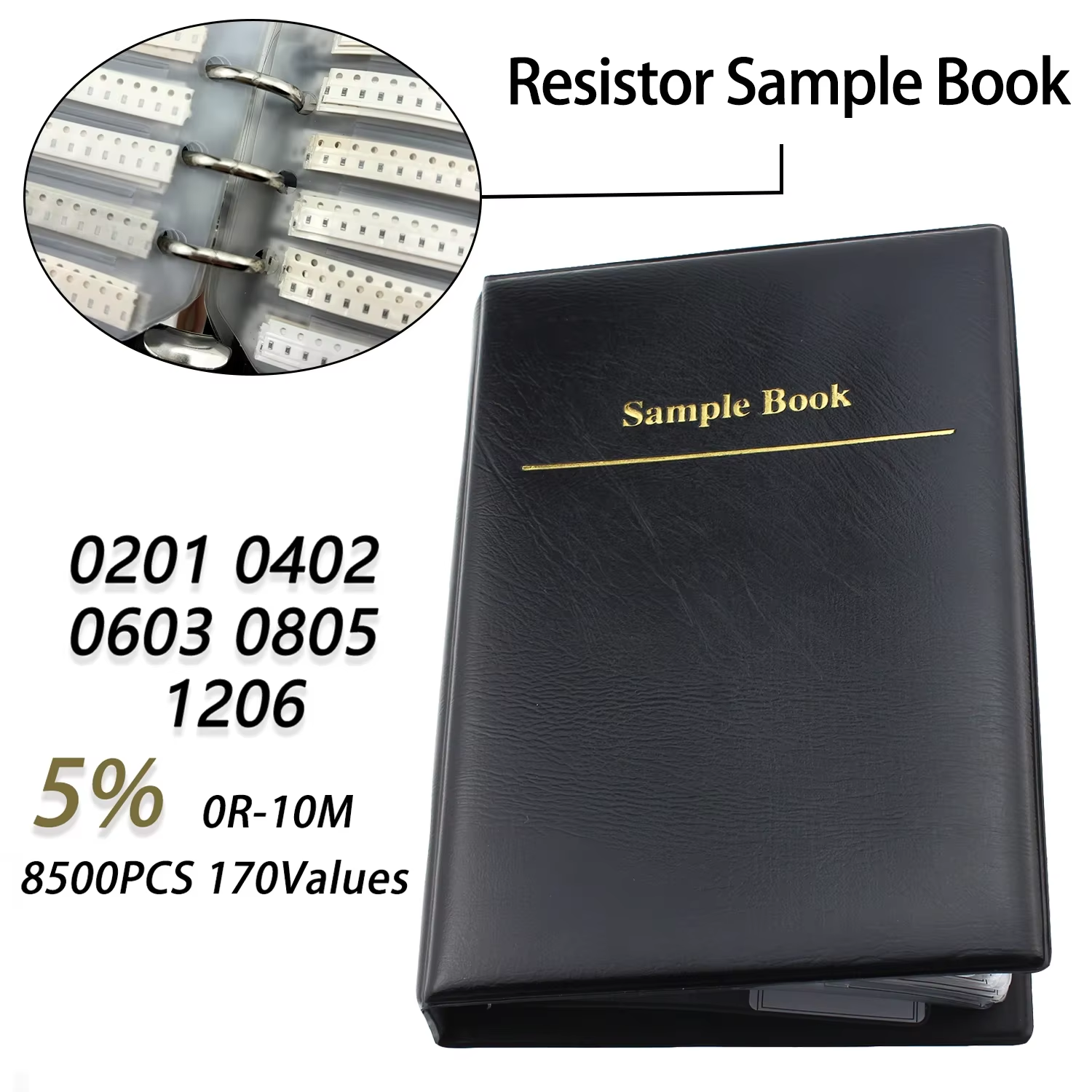 SMD Resistor Kit 170 Values 02 - Diy Electronics Book review and price