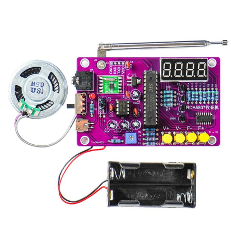 DIY FM Radio Electronic Kit 87 - Diy Electronics Hobby review and price