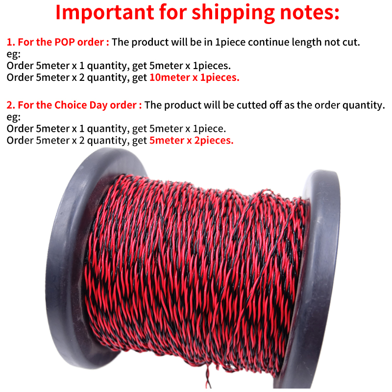 2M/10M 2pins PTFE Wire 30/26/2 - Diy Electronics Music review and price
