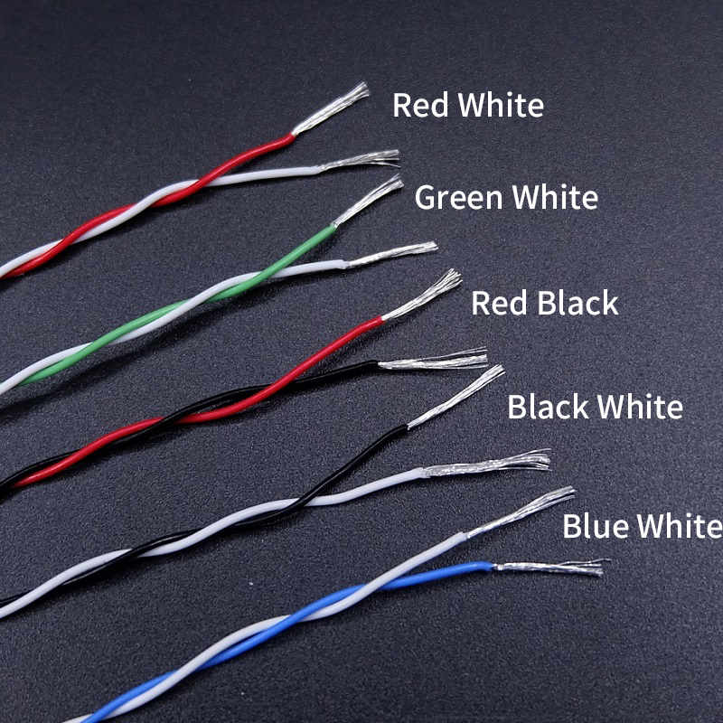 2M/10M 2pins PTFE Wire 30/26/2 - Diy Electronics Music review and price