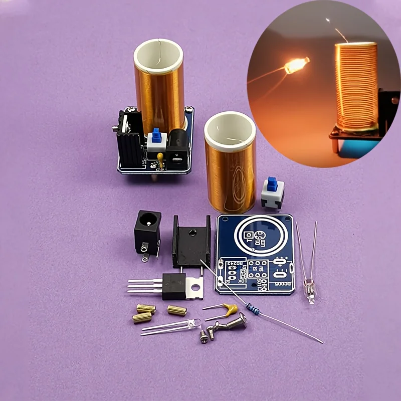 Mini Tesla Coil Kit BD243 DIY  - Hobby Diy Electronics Kit review and price