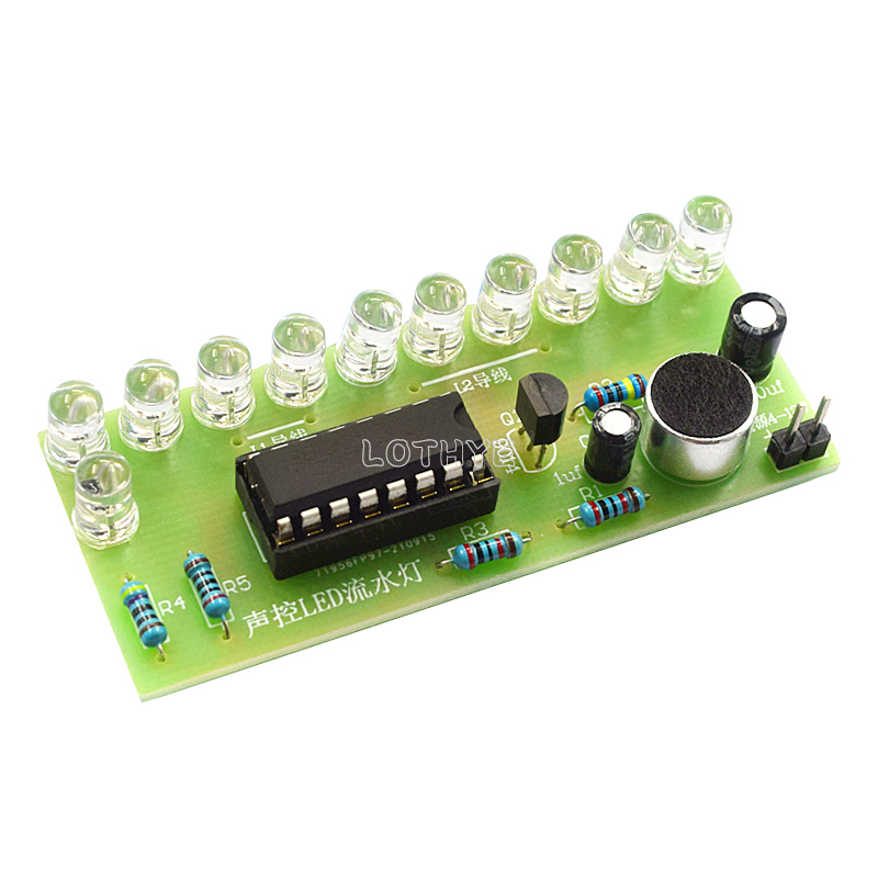 CD4017 Voice Control LED Water - Diy Electronics Com review and price