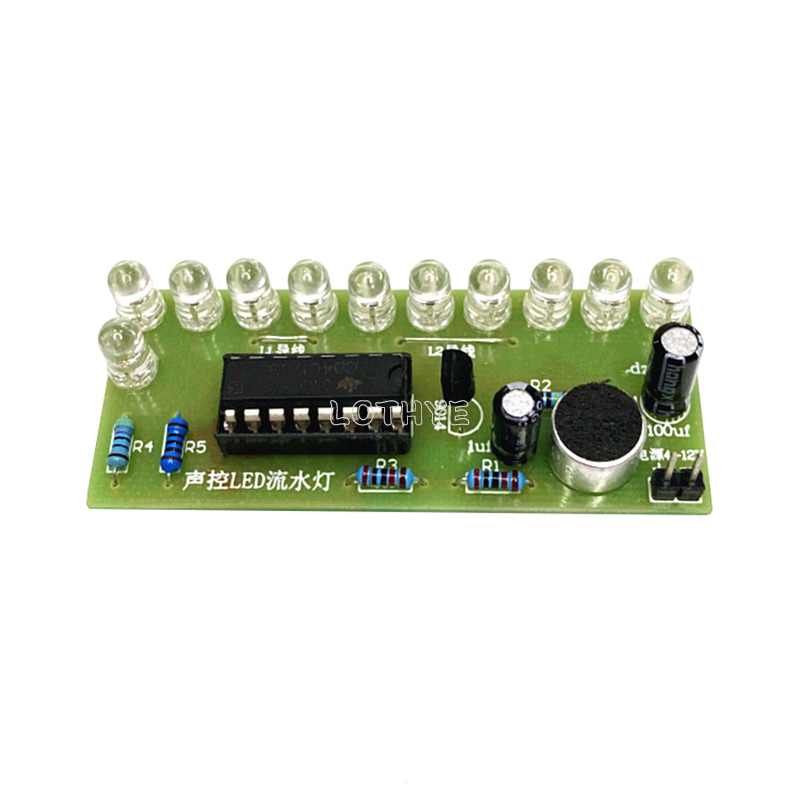 CD4017 Voice Control LED Water - Diy Electronics Com review and price