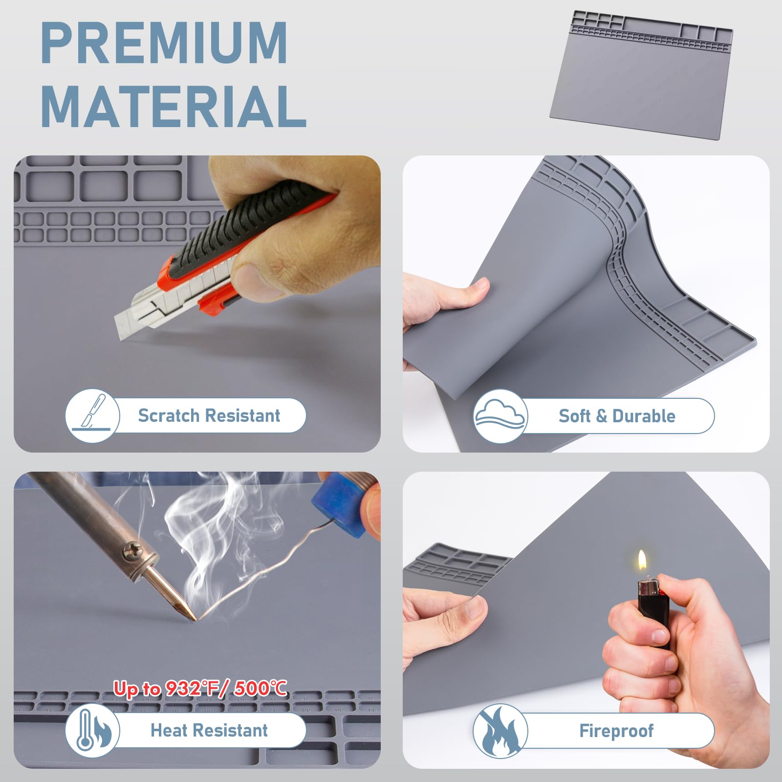 Magnetic Silicone Solder Pad 5 - Diy Electronics Hobby review and price