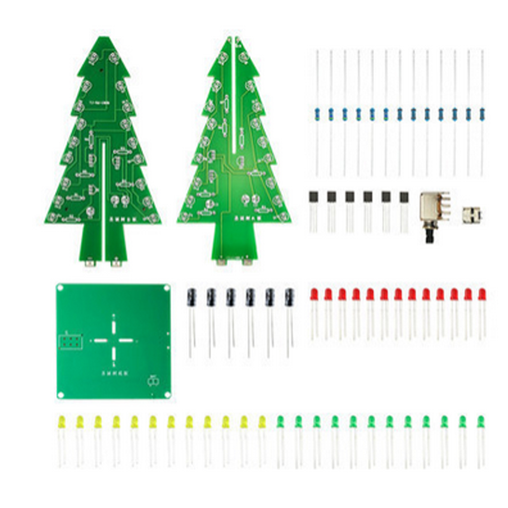 DIY Christmas Tree LED Flash K - Learn Diy Electronics review and price