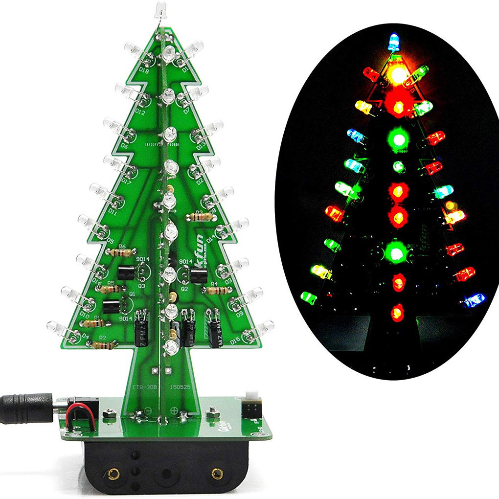 DIY Christmas Tree LED Flash K - Learn Diy Electronics review and price
