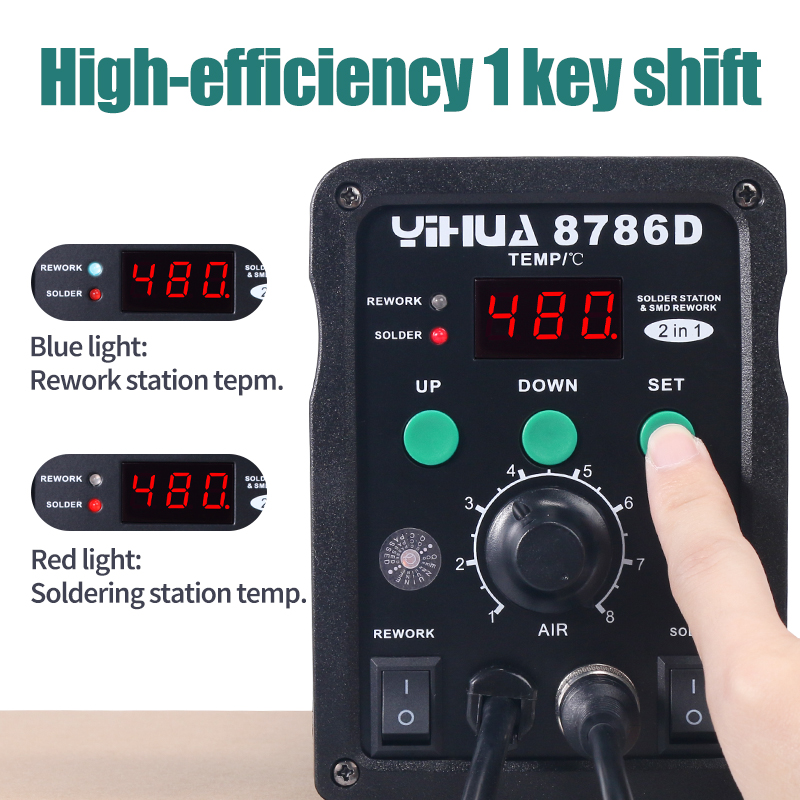 YIHUA 8786D Soldering Iron Hot - Smd Solder Paste review and price