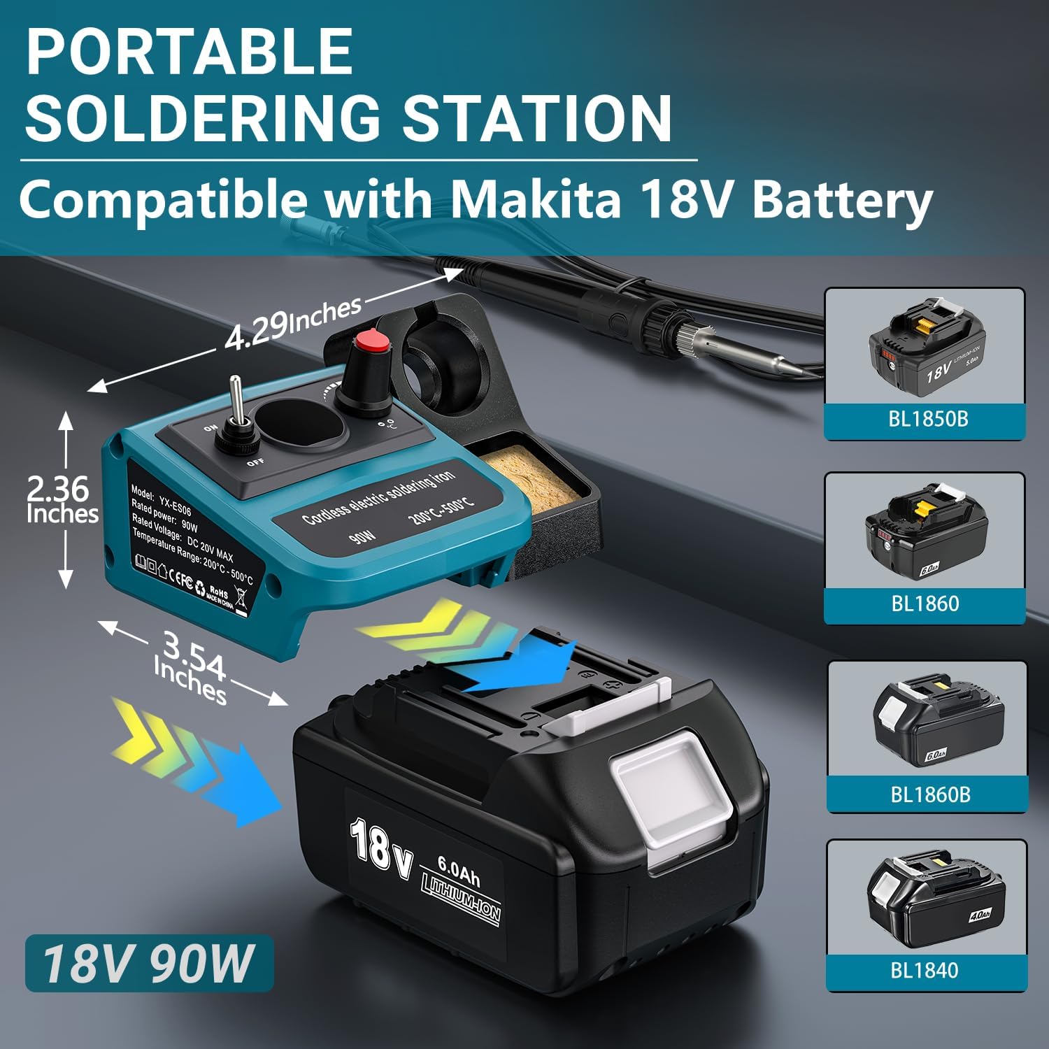 90W LED Digital Cordless Solde - Diy Electronics Hobby review and price