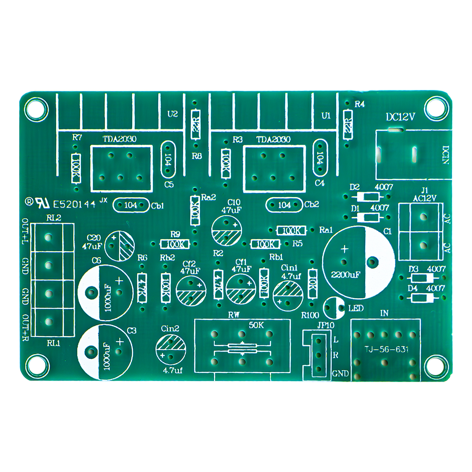 TDA2030A Stereo Amplifier Boar - Diy Audio Electronics Projects review and price