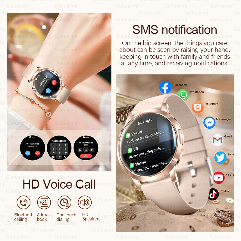 2025 New Smart Watch Women 1.3 - Diy Electronics Music review and price