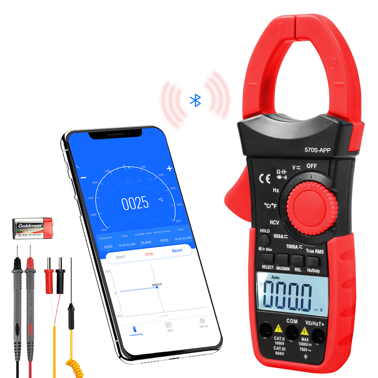 HP-570S-APP Portable 6000 Coun - Multimeter Digital review and price