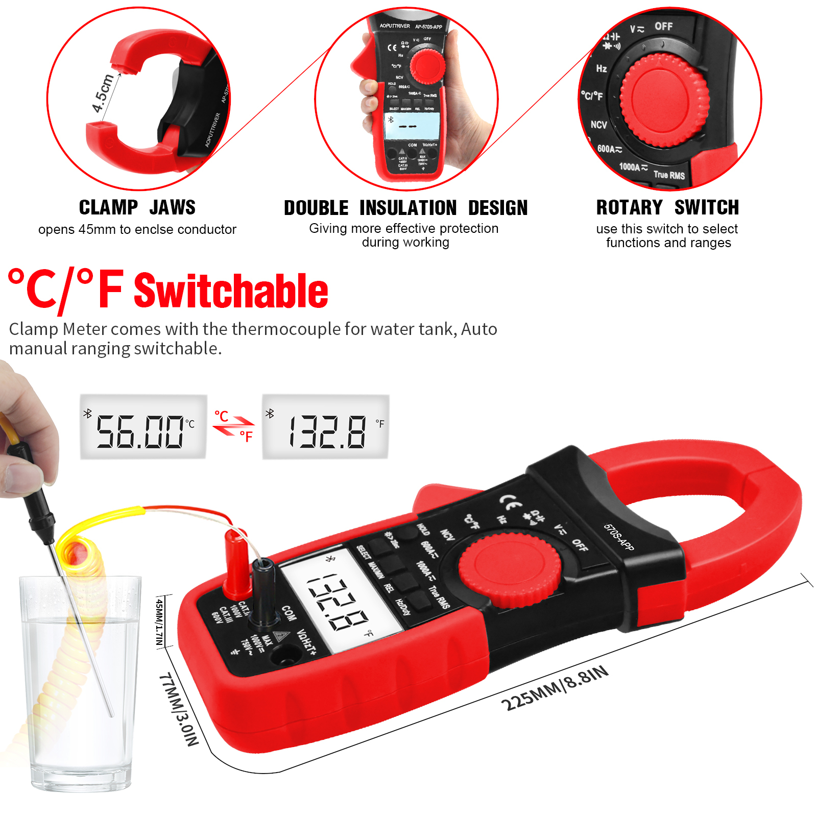 HP-570S-APP Portable 6000 Coun - Multimeter Digital review and price
