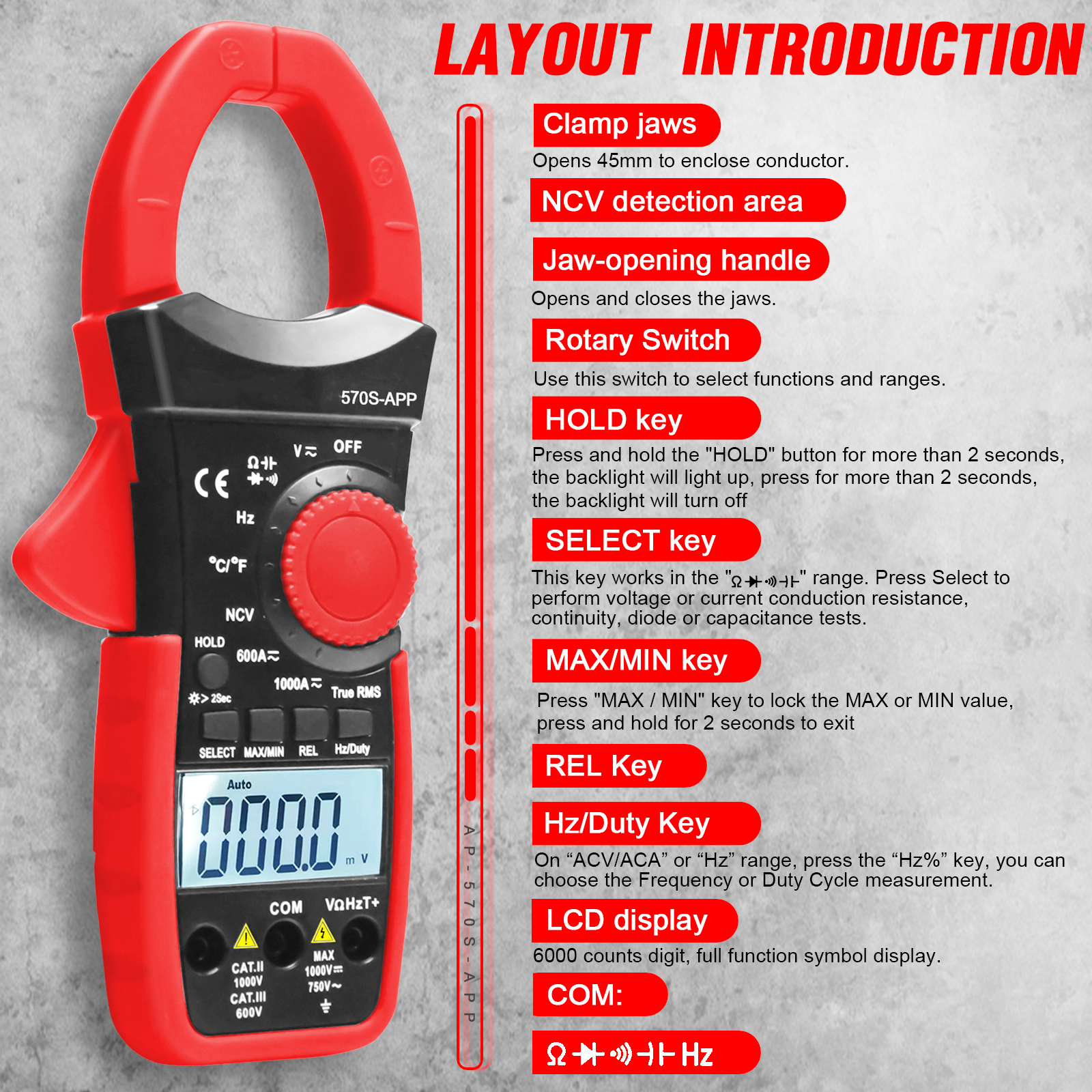 HP-570S-APP Portable 6000 Coun - Multimeter Digital review and price
