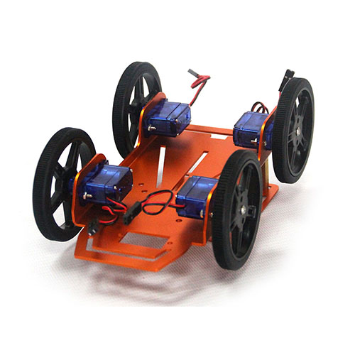 4WD Four-Wheel Drive Car Kit D - Hobby Diy Electronics Kit review and price