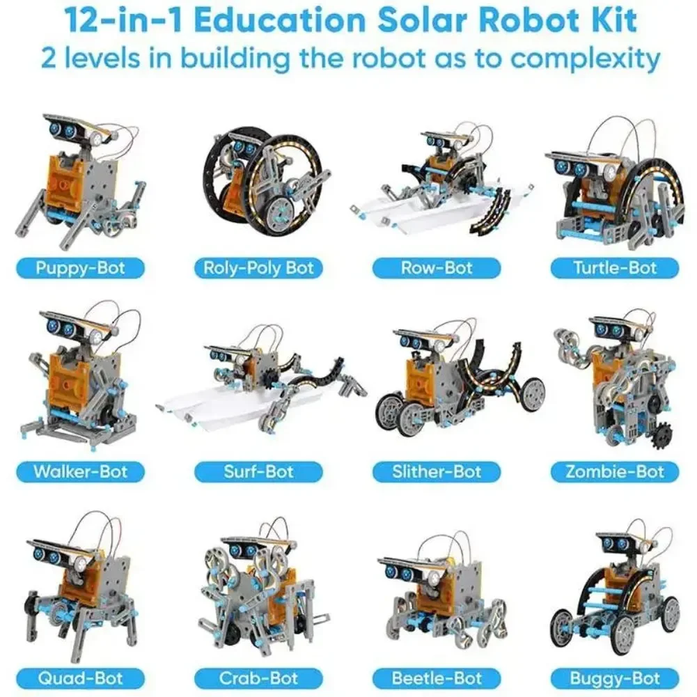 13 in 1 Solar Powered Robot Sc - Diy Electronics Hobby review and price