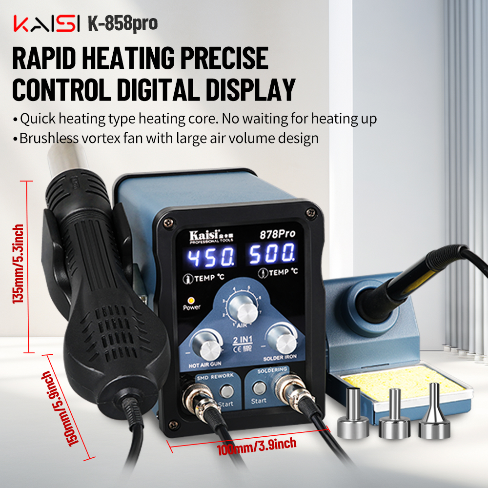 Kaisi 878Pro 700W Soldering St - Smd Solder Paste review and price